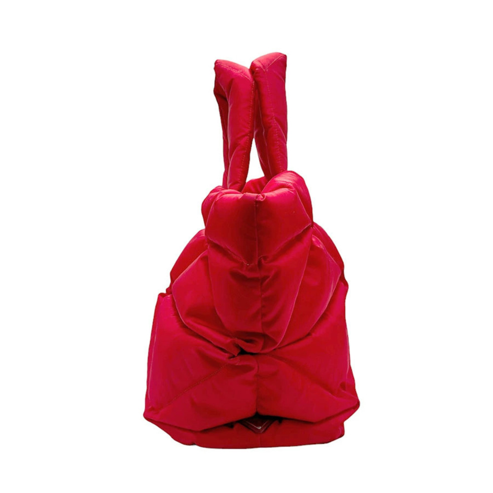 Prada Tote Re Bag Padded Red